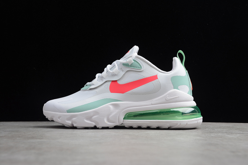 Air Max 270 React White/Grass Green-Red 23