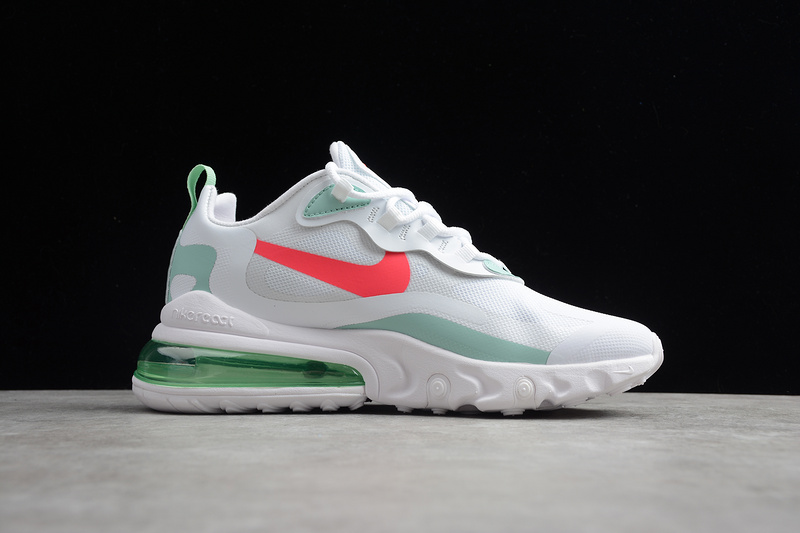 Air Max 270 React White/Grass Green-Red 29