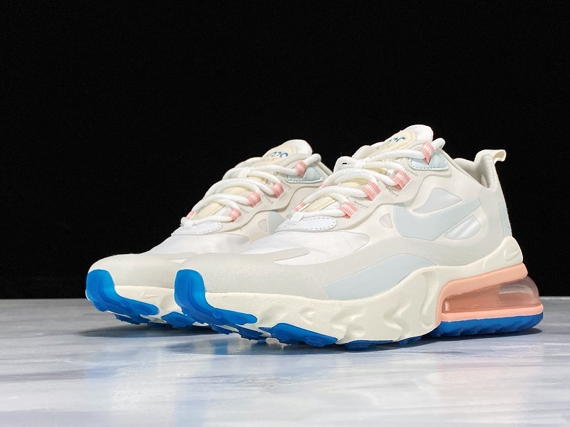 Air Max 270 React American Modern Summit White/Ghost Aqua-Phantom 9