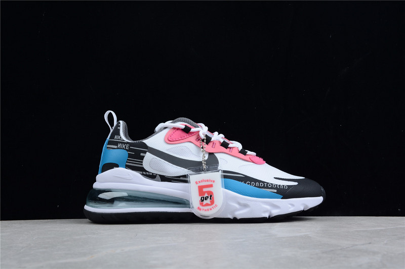 Air Max 270 React Blue/Black/White/Pink 23