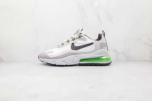 Air Max 270 React White Grey Electric Green/White/Grey 5