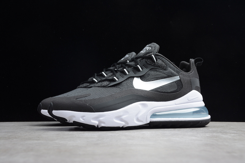 Air Max 270 React Black/Metallic Silver 3