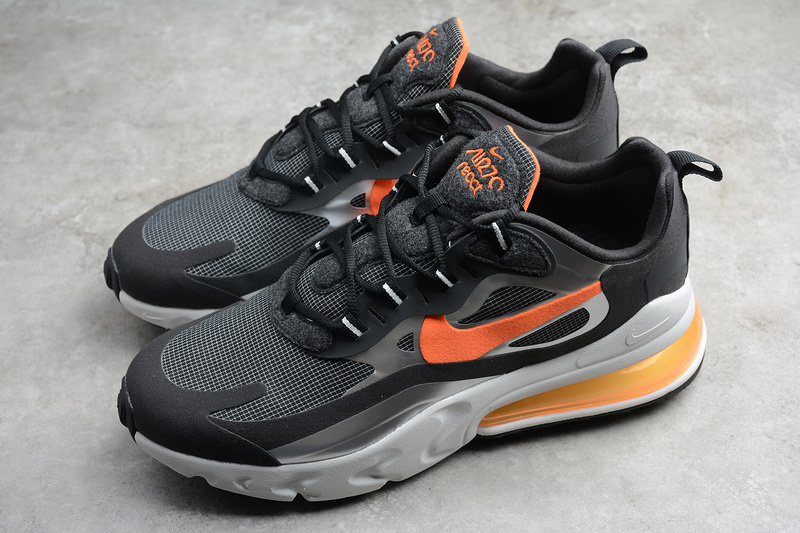 Air Max 270 React Black/Total Orange 13