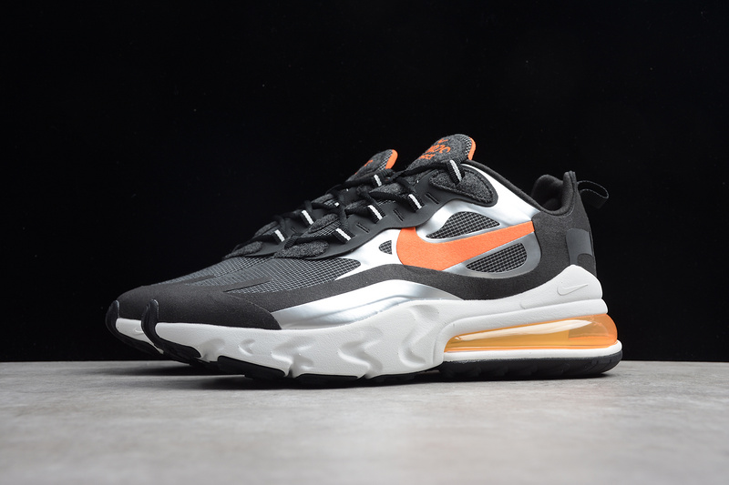 Air Max 270 React Black/Total Orange 19