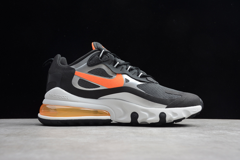 Air Max 270 React Black/Total Orange 25