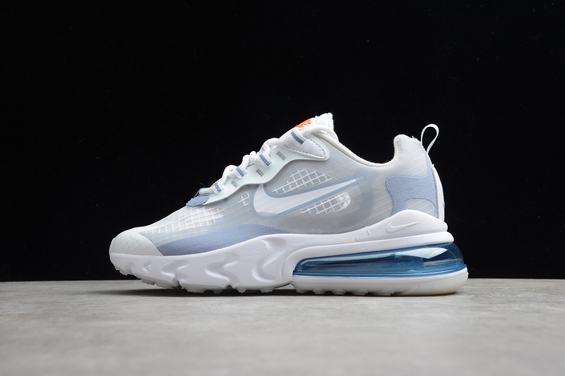 Air Max 270 React Se White/Pure Platinum/Indigo Fog 15