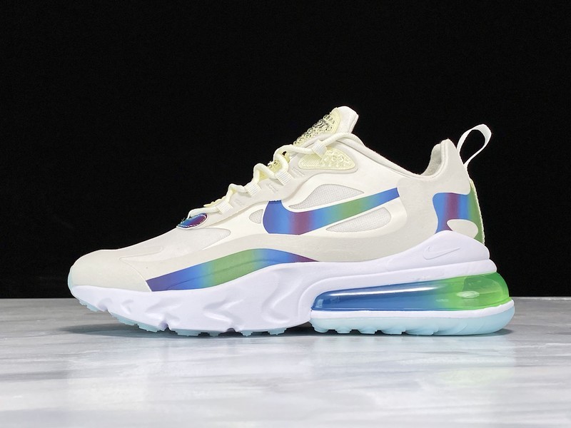 Air Max 270 React 20 Bubble Pack Summit White/Multi-Color 11