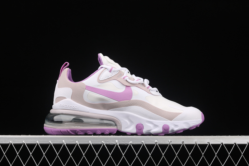 Air Max 270 React White/White/Light Violet 15