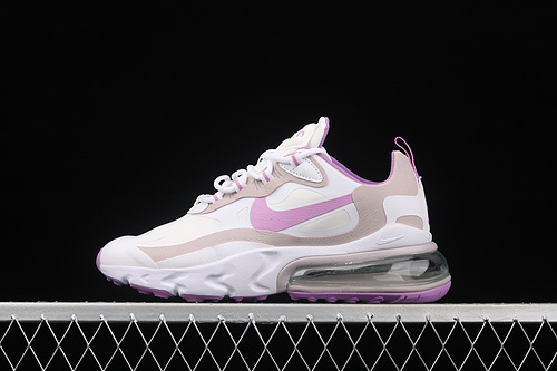 Air Max 270 React White/White/Light Violet 17