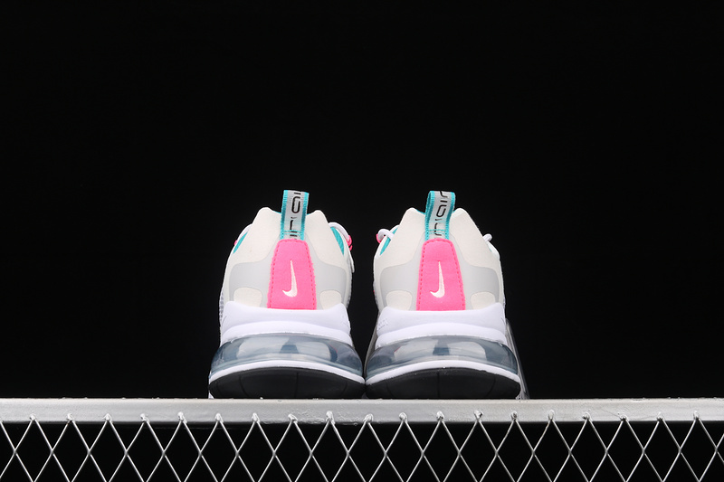 Air Max 270 React White/Black/Pink 3