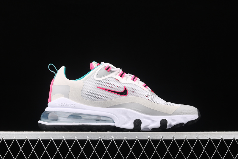 Air Max 270 React White/Black/Pink 13