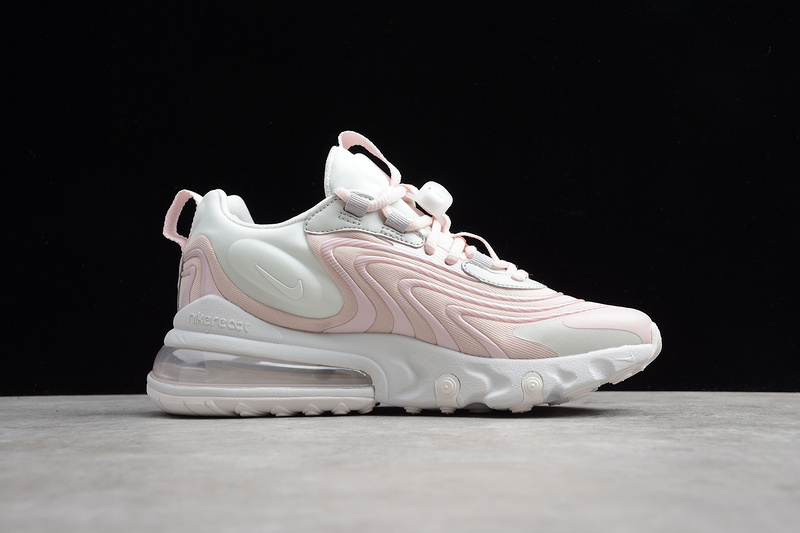 Air Max 270 React Eng Photon Dust/Summit White-Barely Rose 9