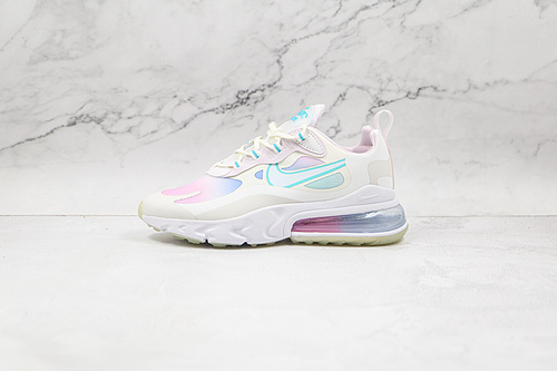 Air Max 270 React Se Light Gradient Summit White/Bleached Aqua/Light Violet/Sail 7