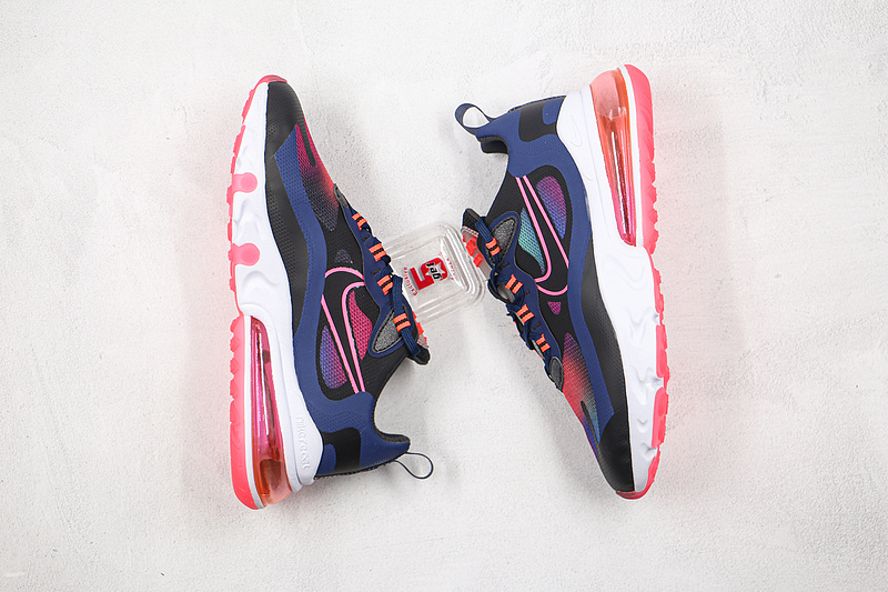 Air Max 270 React Se Midnight Navy/Flash Crimson/Hyper Pink/Black 3