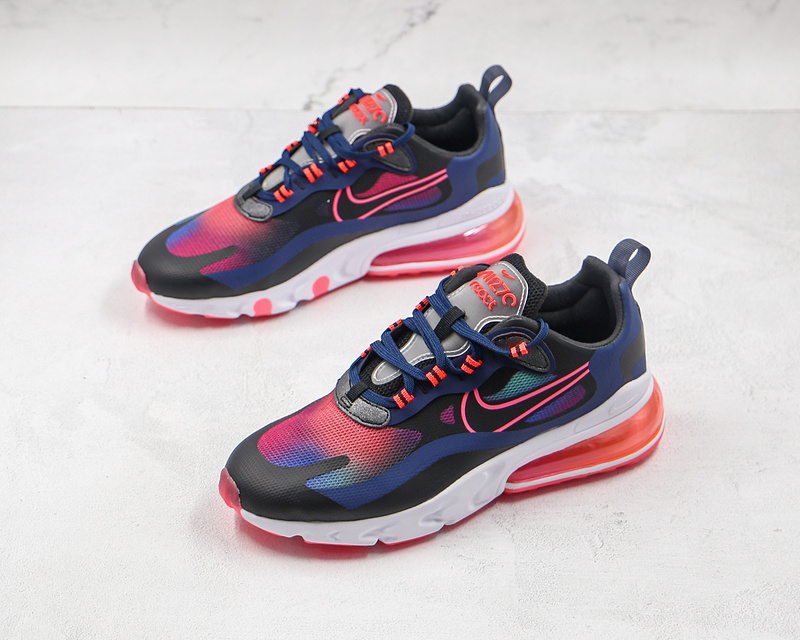 Air Max 270 React Se Midnight Navy/Flash Crimson/Hyper Pink/Black 19