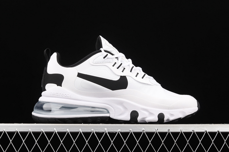 Air Max 270 React White/White/Black 9