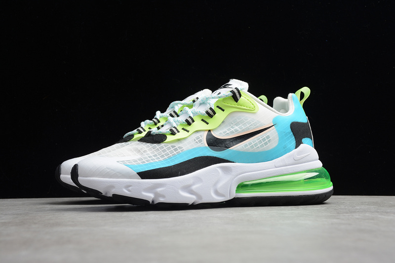 Air Max 270 React Se Oracle Aqua/White-Black-Ghost Green 13