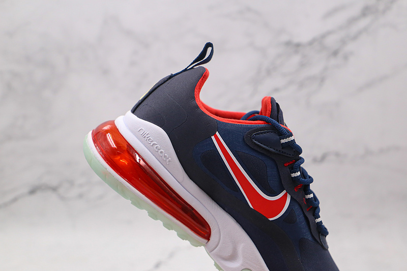 Air Max 270 React Usa Midnight Navy/Chile Red/Obsidian/White/Mtlc Gold 7