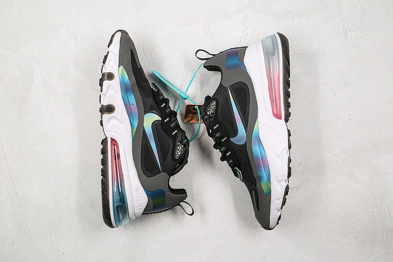 Air Max 270 React Bubble Pack Black/White/Multi-Color 11