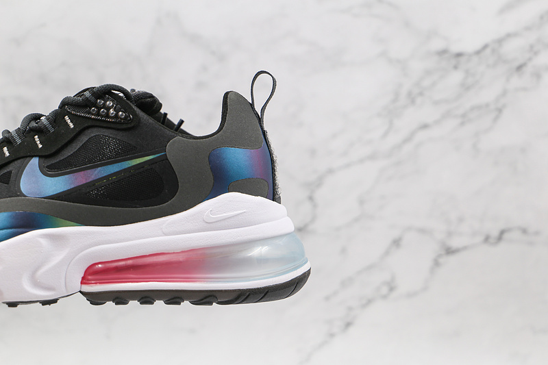 Air Max 270 React Bubble Pack Black/White/Multi-Color 19