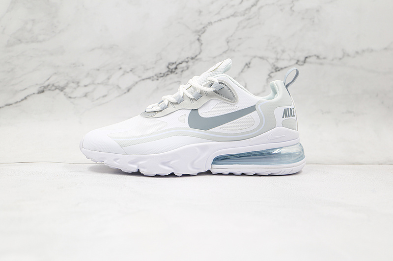 Air Max 270 React White/Light Smoke Grey/Pure Platinum 17