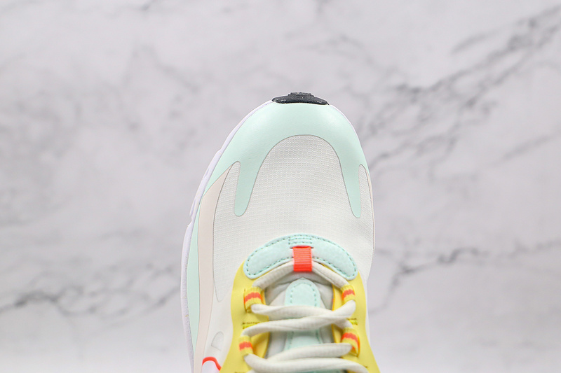 Air Max 270 React Pale Ivory/Barely Green/Light Zitron/Summit White 7