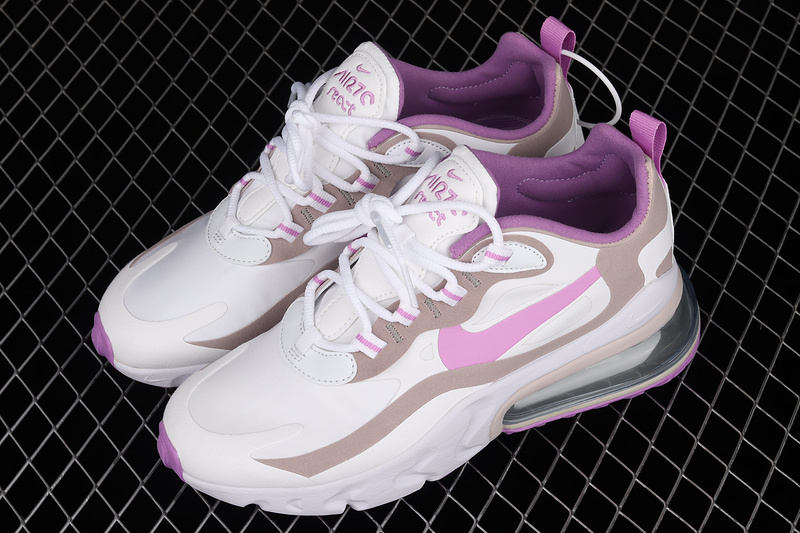 Cz1609-100-[Air Max 270 React White/White/Light Violet 3