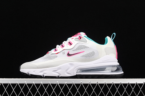 Air Max 270 React White/Green/Pink 11