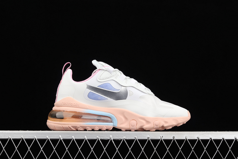 Air Max 270 React White/Washed Coral/Hyper Blue 13