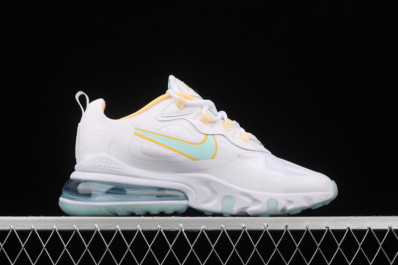 Air Max 270 React White/Light Dew/Melon Tint/Lagoon Pulse 17