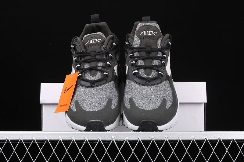 Air Max 270 React Optical Black/Vast Grey-Off Noir 11