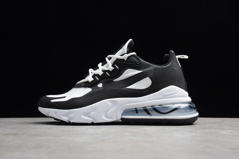 Air Max 270 React Black/Black/White 31