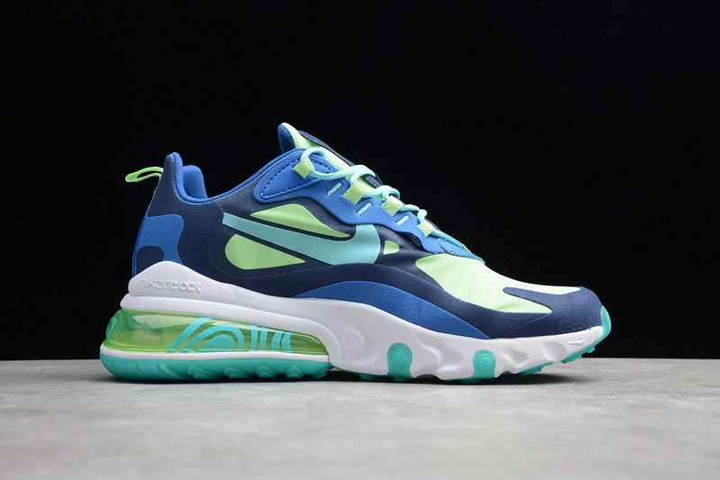 Air Max 270 React Blue/Green/White 13