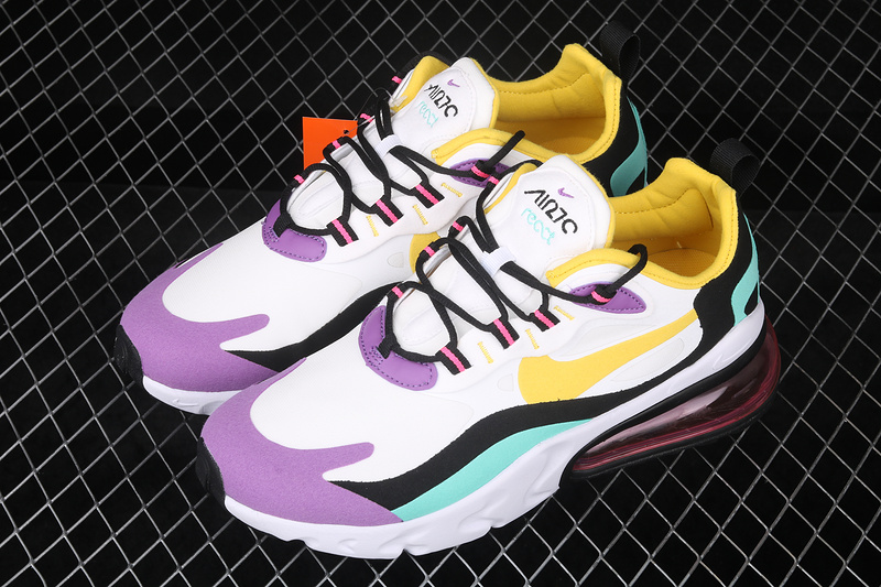 Air Max 270 React Bauhaus White/Dynamic Yellow-Black 23