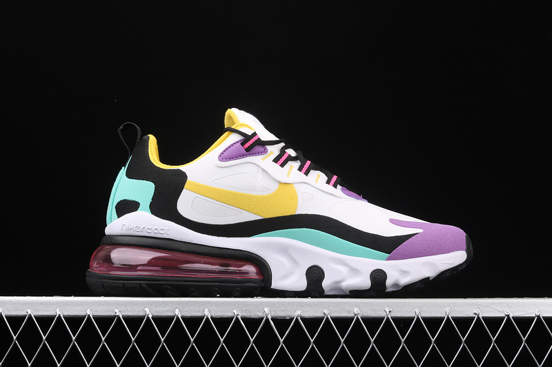 Air Max 270 React Bauhaus White/Dynamic Yellow-Black 27