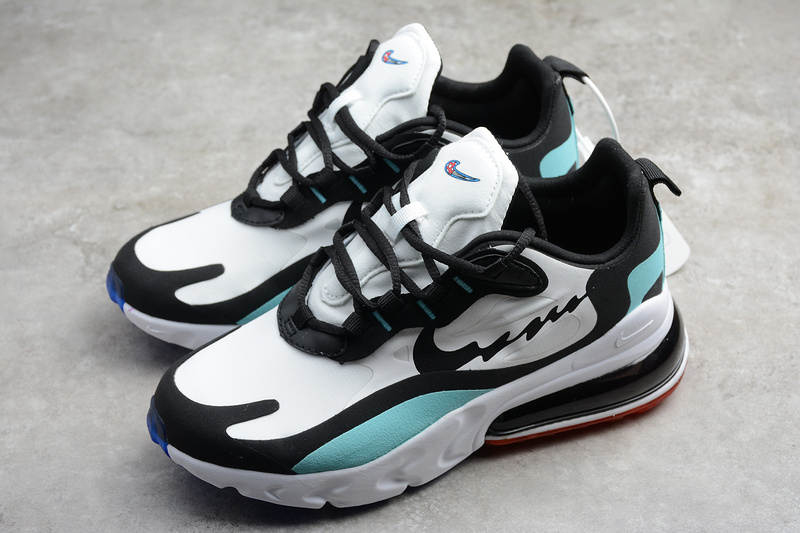 Air Max 270 React Cloud White/Black/Blue 3