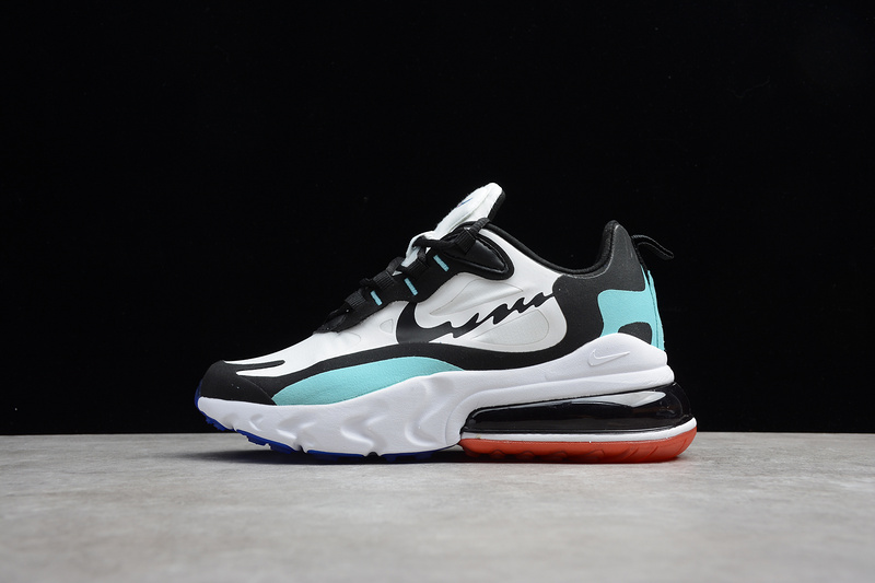 Air Max 270 React Cloud White/Black/Blue 5