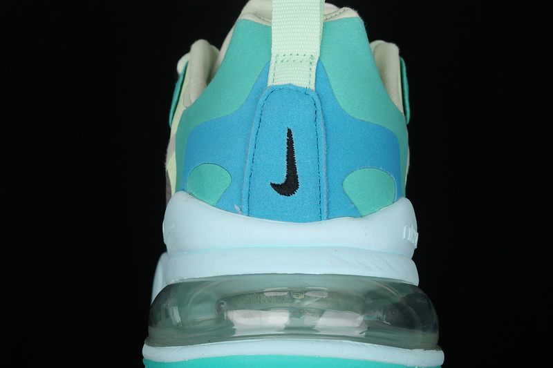 Air Max 270 React Hyper Jade/Frosted Spruce-Barely/Blue/White 3