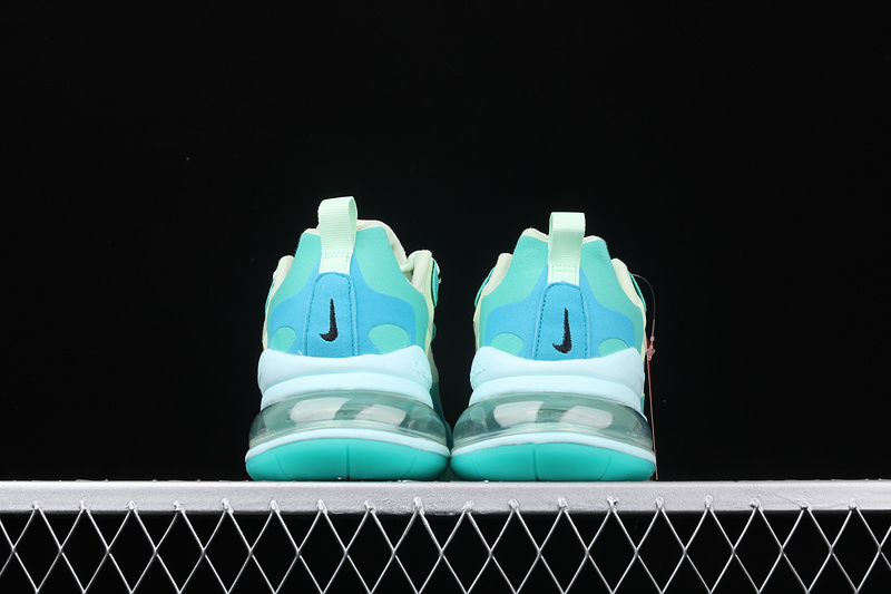 Air Max 270 React Hyper Jade/Frosted Spruce-Barely/Blue/White 17