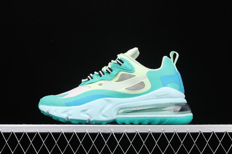 Air Max 270 React Hyper Jade/Frosted Spruce-Barely/Blue/White 27