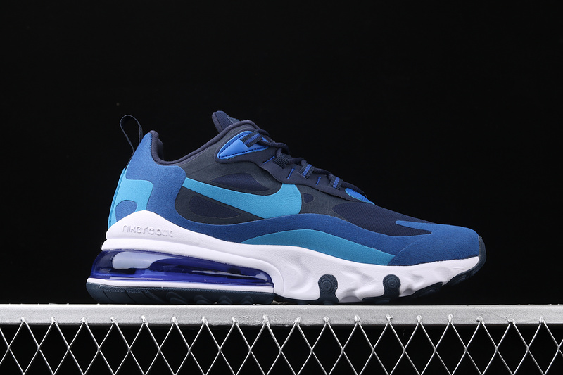 Air Max 270 React Blue Void/Photo Blue-Game Royal 7