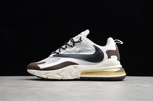 Air Max 270 React Shoes White/Black/Gold 5