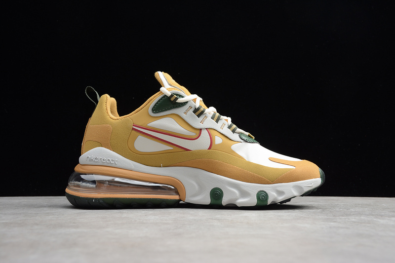 Air Max 270 React Reggae Club Gold/Flat Gold/Wheat 15