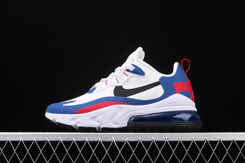 Air Max 270 React Blue/Black/White-Red 5