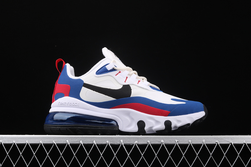 Air Max 270 React Blue/Black/White-Red 7