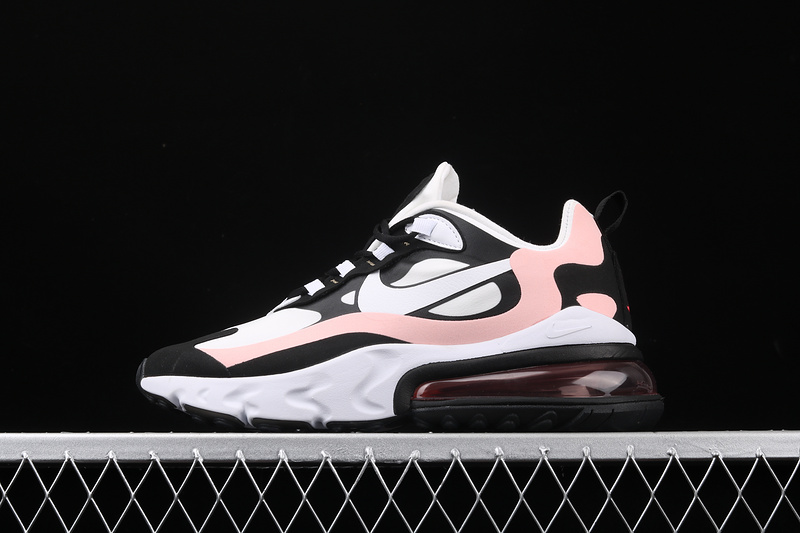 Air Max 270 React Black/White-Bleached Coral-Metallic Gold 3