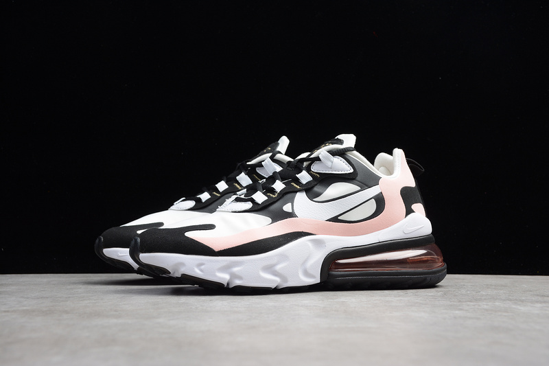 Gz Air Max 270 React Black/White-Bleached Coral-Metallic Gold 3