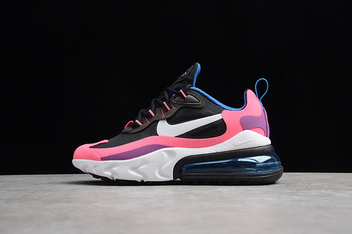 Air Max 270 React Black/White-Hyper Pink-Vivid Purple 5