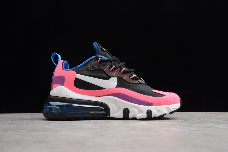 Air Max 270 React Black/White-Hyper Pink-Vivid Purple 27