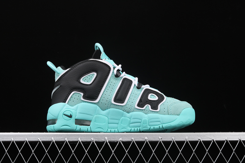 Air More Uptempo Light Aqua/Black-White 5